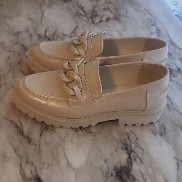 La Strada Loafer Street Beige Vegan Leather Women Moccasins Size EUR 38 ( US 8 ) - Picture 12 of 16